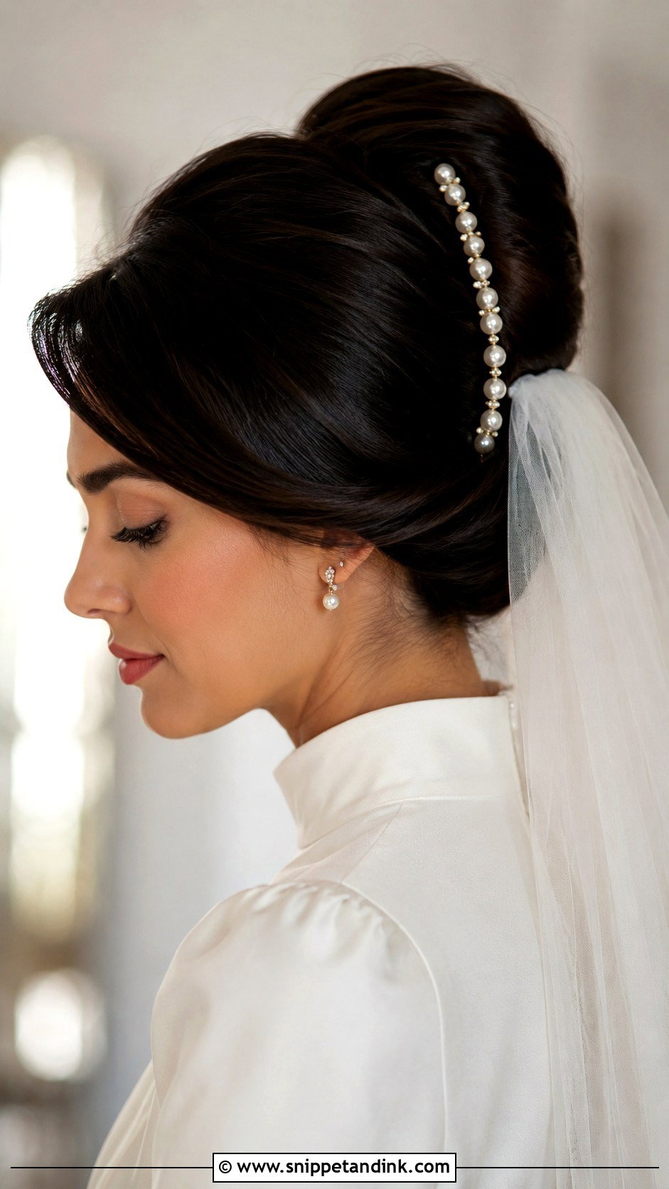 Retro Bride French Twist - Snippet and Ink - 15 Retro Bride Hairstyles