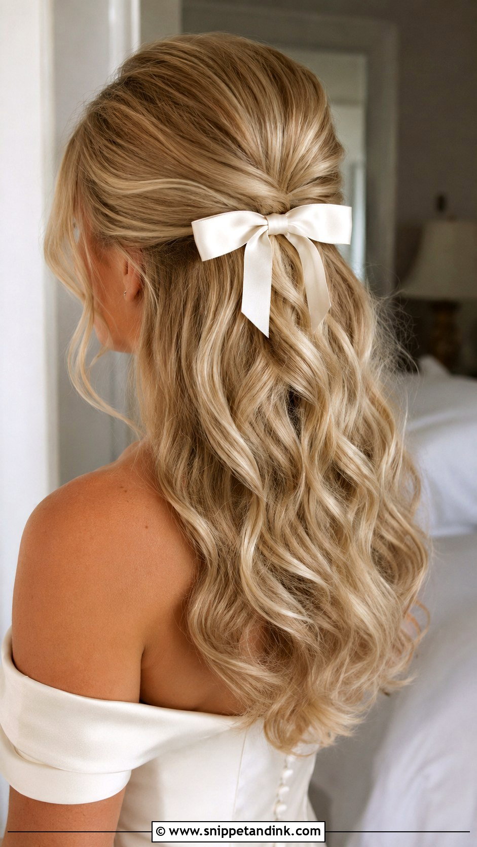 Retro Half Up Wedding Hair - Snippet and Ink - 15 Retro Wedding Hairstyles