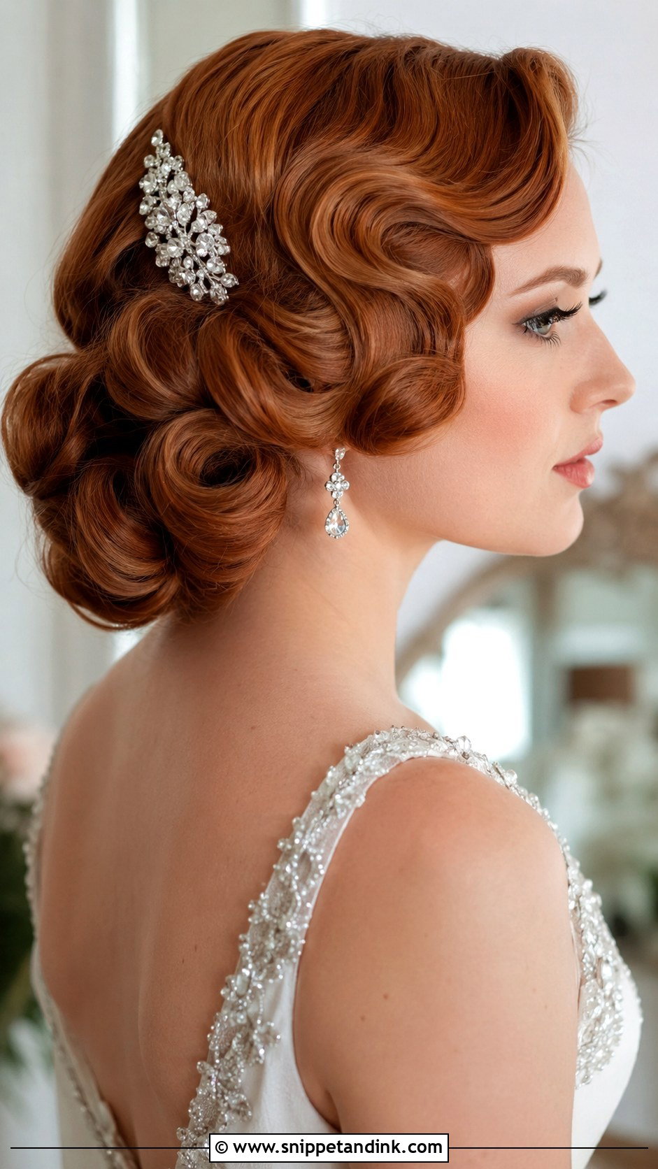 Retro Pin Curls - Snippet and Ink - 30 Wedding Hair Do Ideas