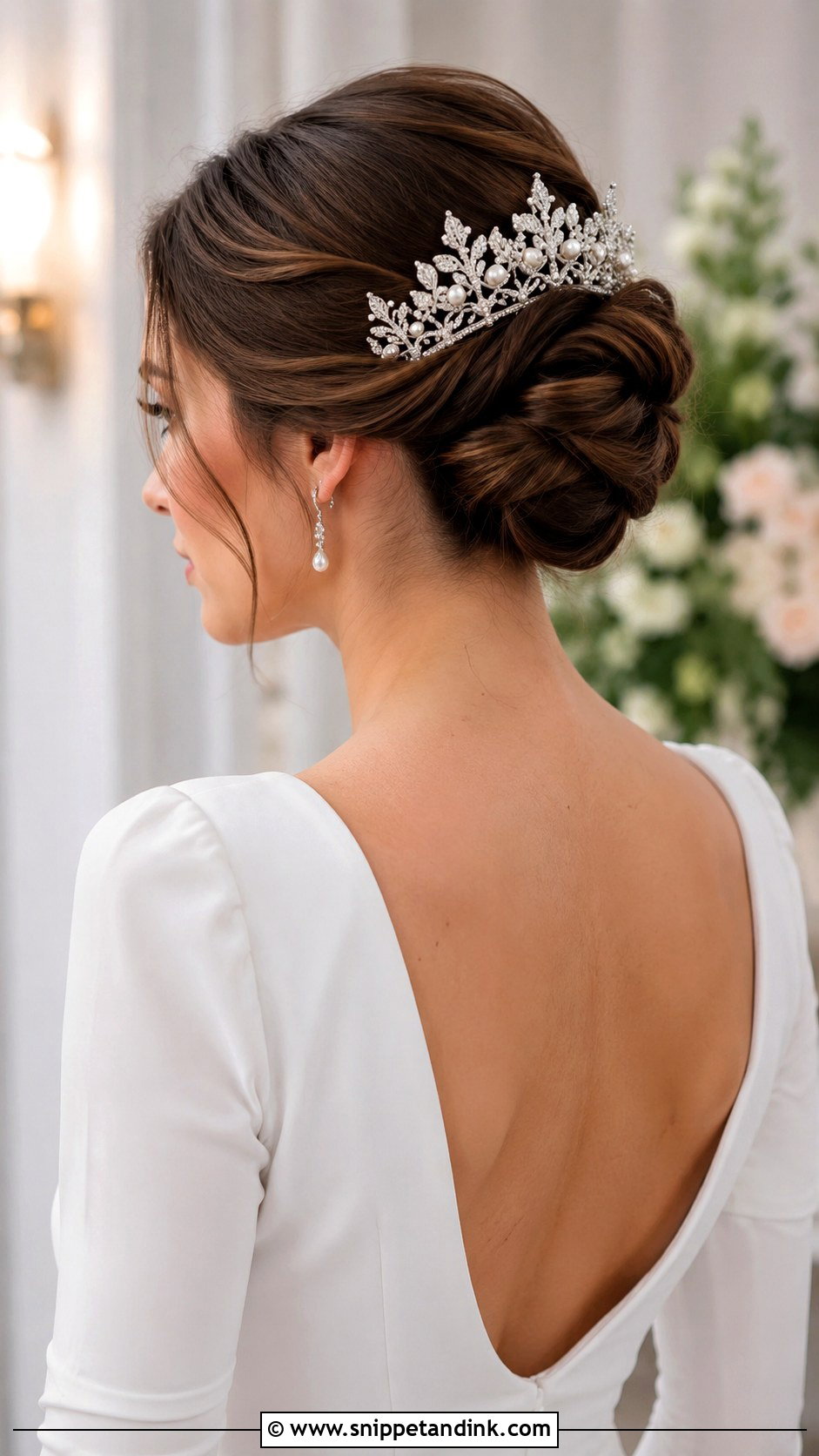 Reverse Crown Updo - Snippet and Ink - 30 Wedding Hairstyles with Crown