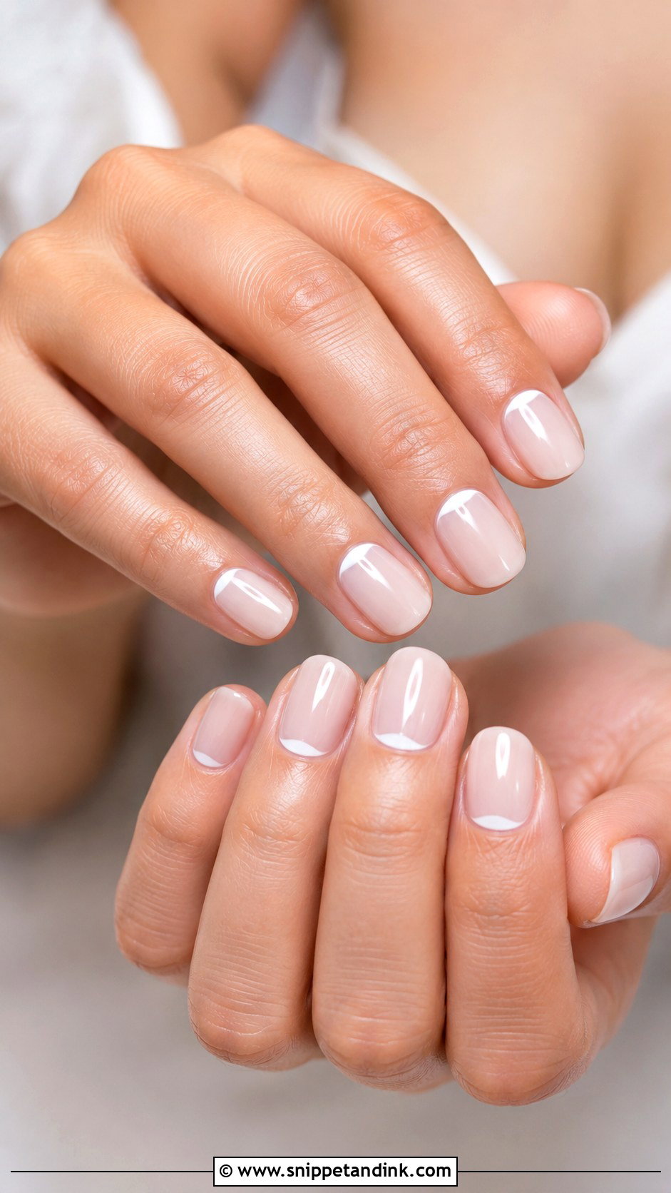 Reverse French Manicure Wedding Nails - Snippet and Ink - 20 French Manicure Wedding Nails