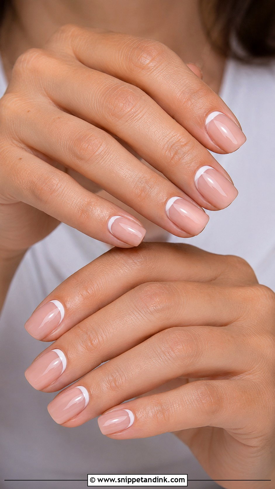 Reverse French Wedding Nails - Snippet and Ink - 20 Wedding Season Nails