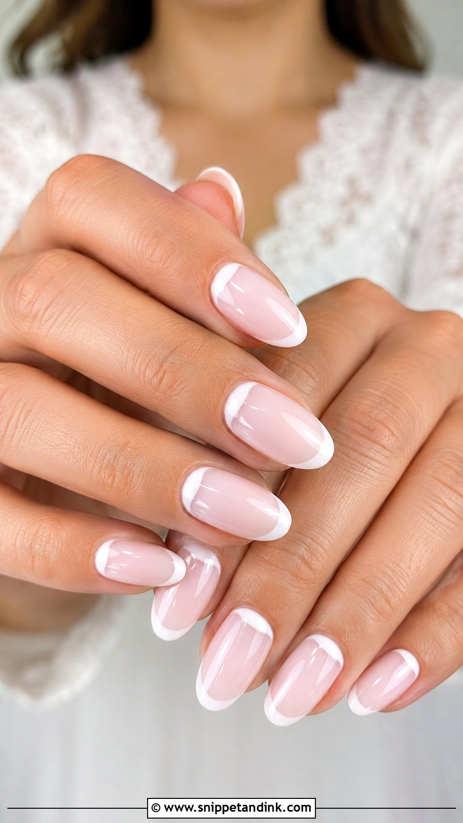 Reverse French Wedding Nails - Snippet and Ink - 20 French Wedding Nails for Bride