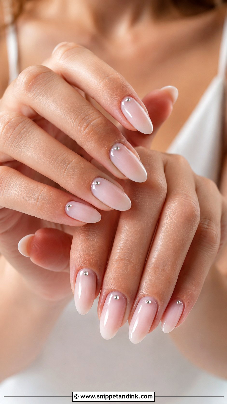 Rhinestone Bridal Nails - Snippet and Ink - 30 Elegant Bridal Nails