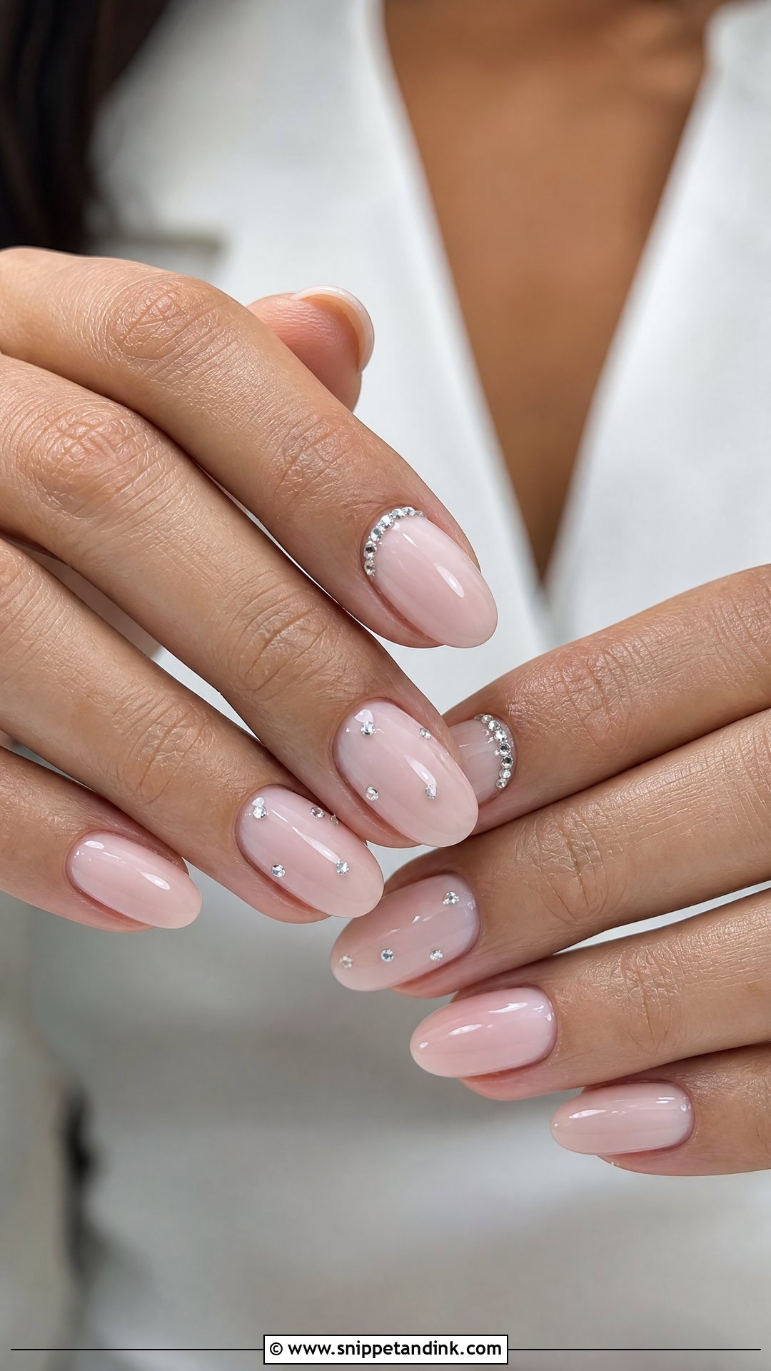 Rhinestone Engagement Nails - Snippet and Ink - 35 Engagement Nails