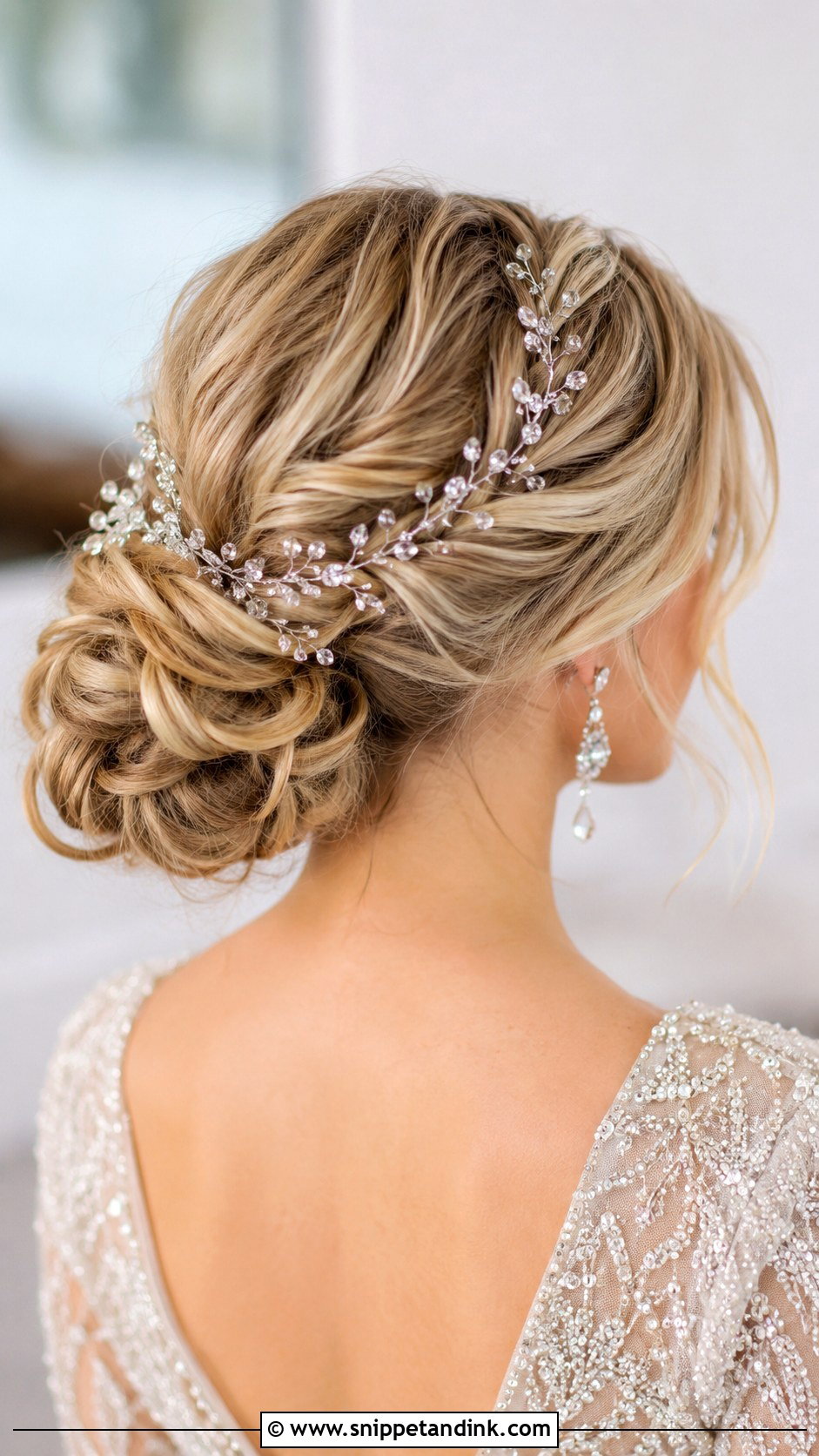 Rhinestone Hair Vine - Snippet and Ink - 30 Wedding Hair Accessories