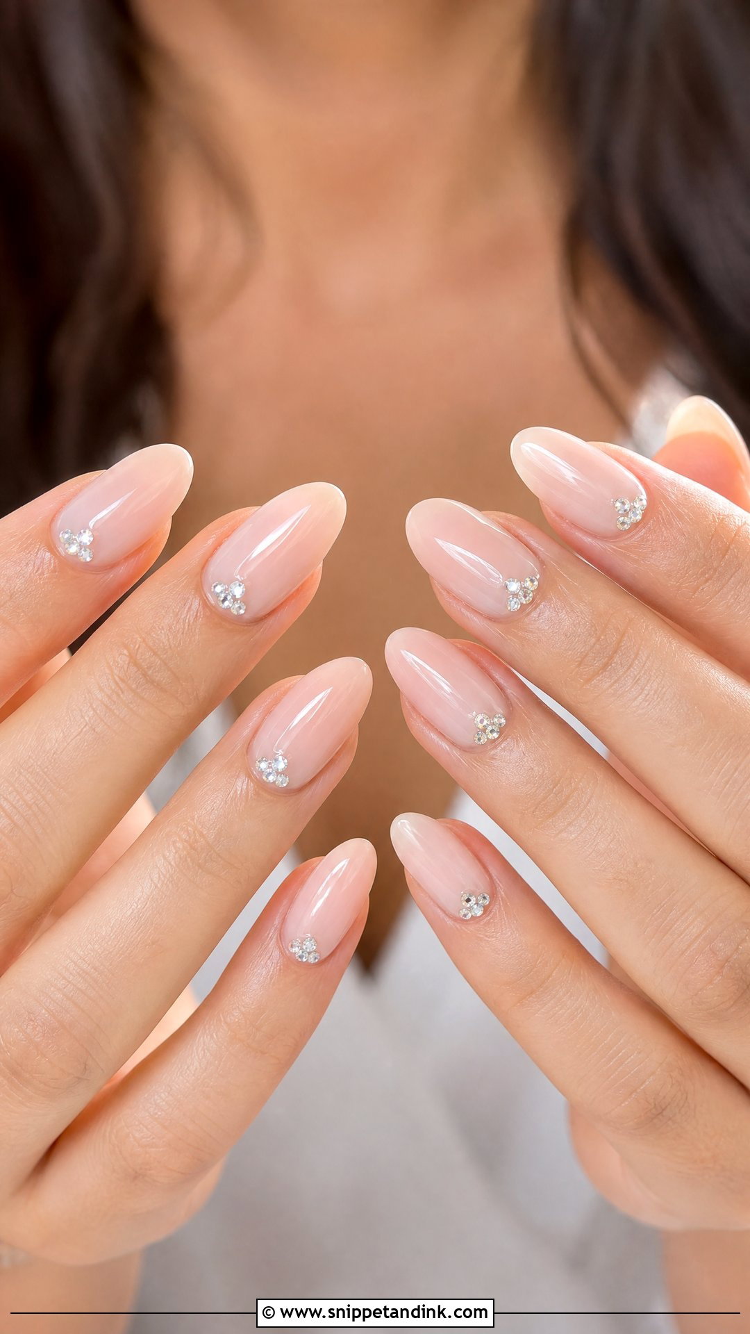 Rhinestone Wedding Nails - Snippet and Ink - 25 Nail Designs for Wedding