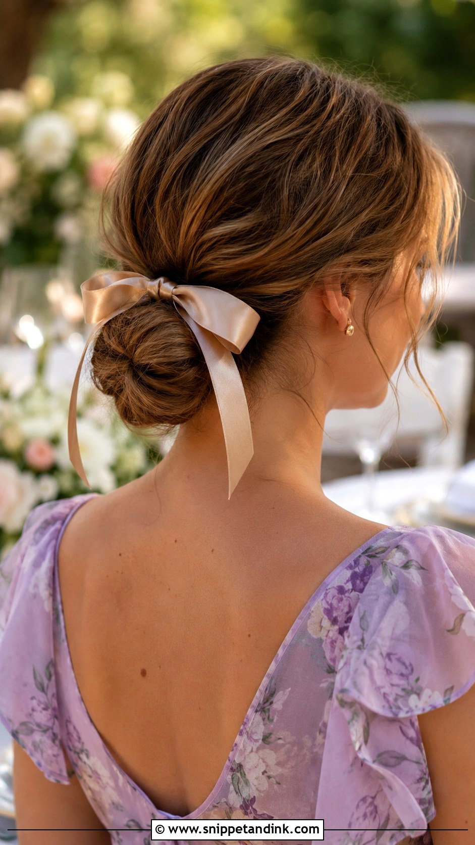 Ribbon Bun For Wedding Guest - Snippet and Ink - 15 Hair Bun for Wedding Guest Ideas