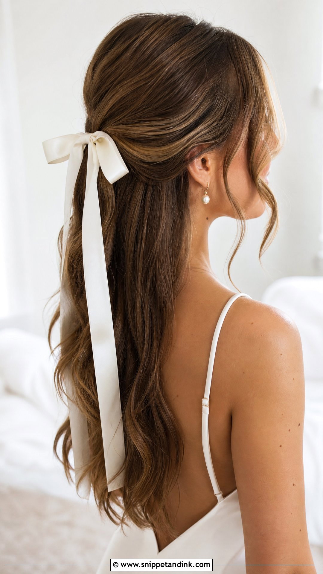 Ribbon Wedding Hair - Snippet and Ink - 15 Fun Wedding Hair Ideas