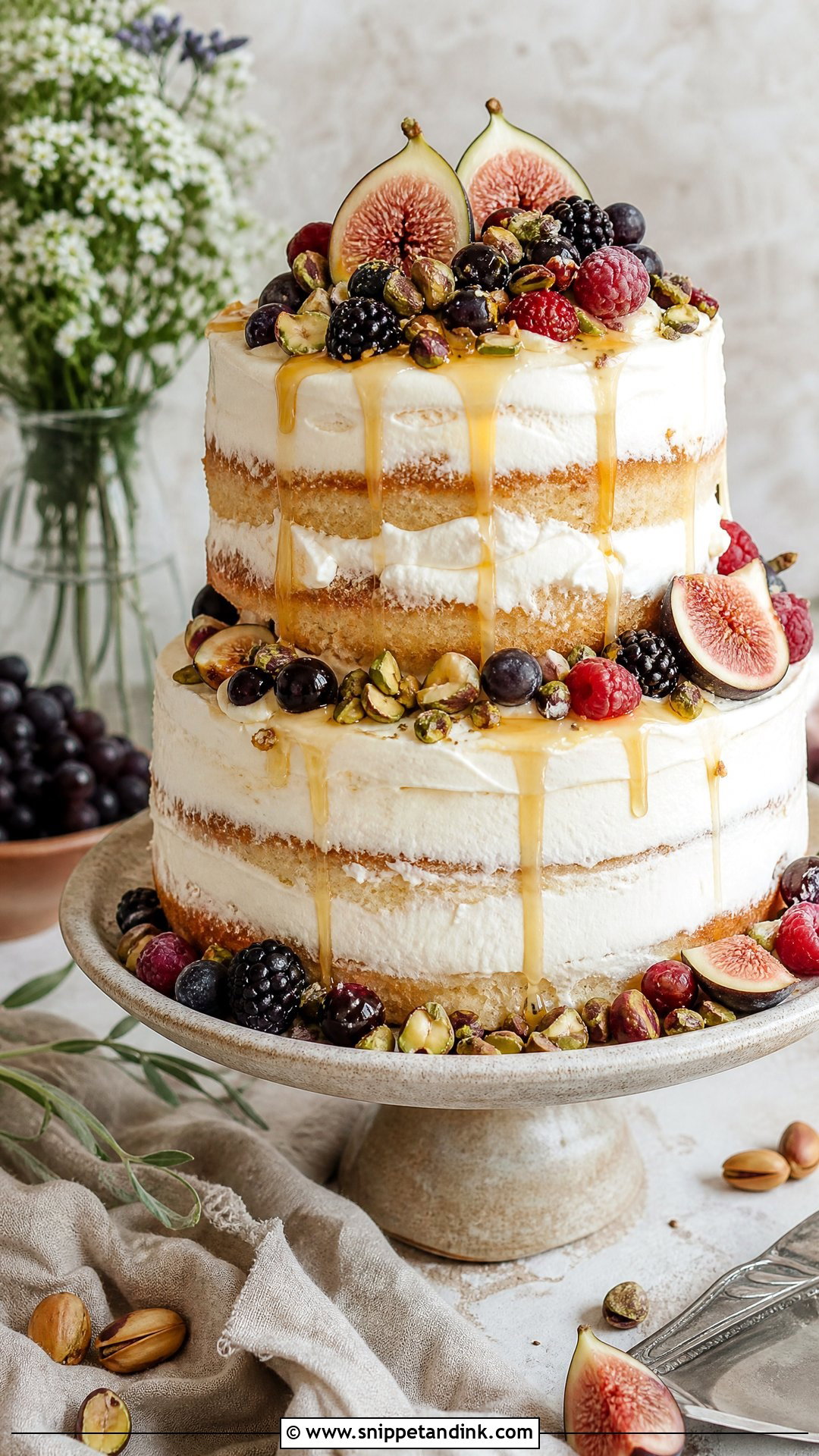 Ricotta Wedding Cake - Snippet and Ink - 25 Italian Wedding Cakes