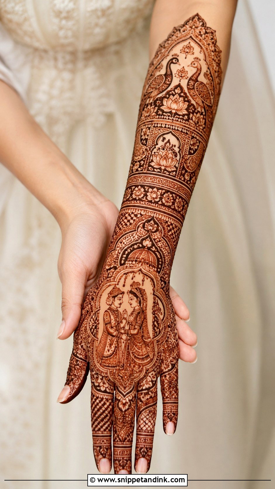 Right Hand Bridal Mehndi Design - Snippet and Ink - 35 Right Hand Mehndi Design Ideas