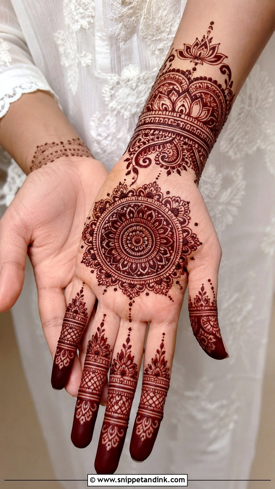 Right Hand Diwali Mehndi Design - Snippet and Ink - 35 Right Hand Mehndi Design Ideas