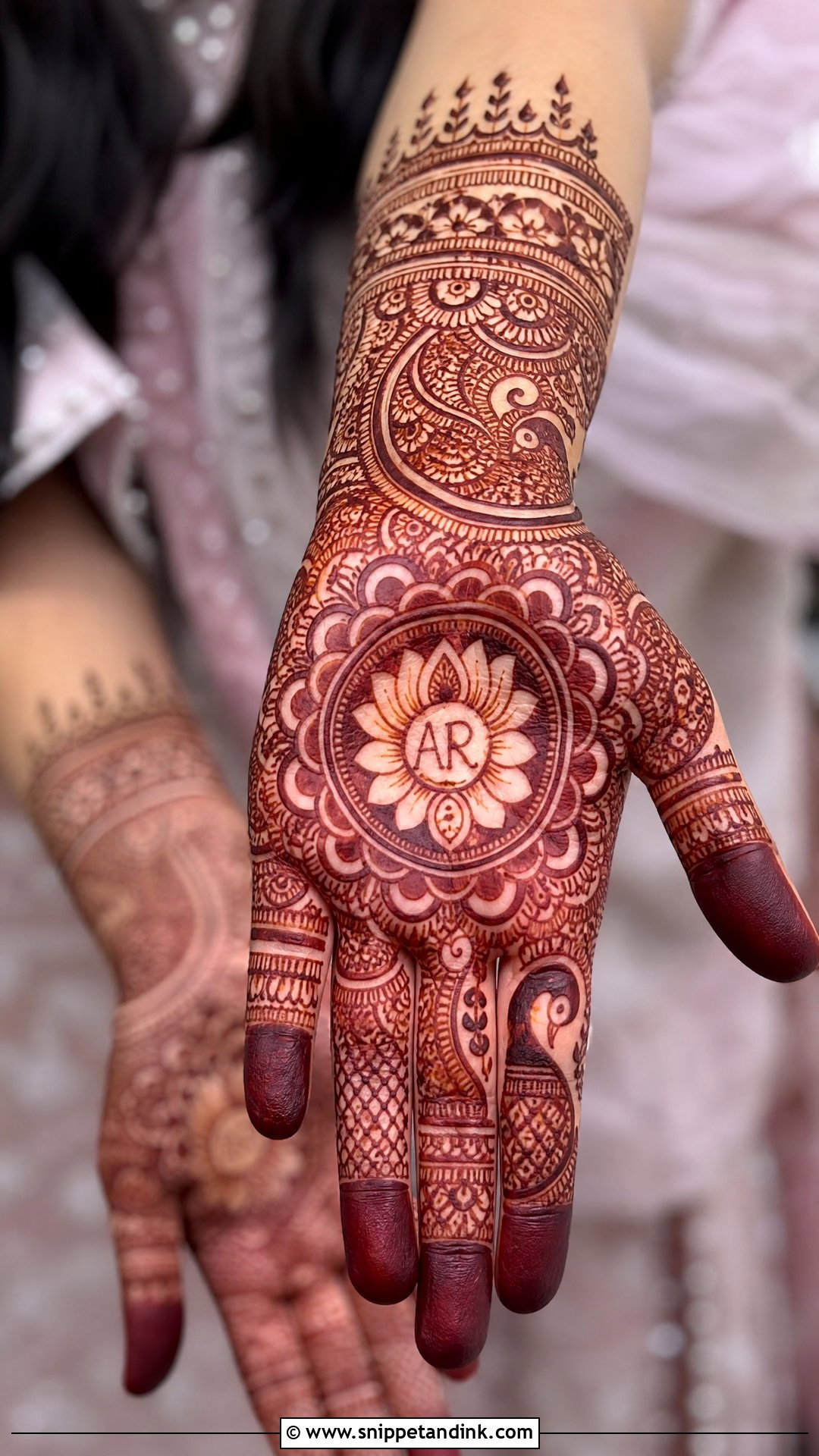 Right Palm Mehndi Design - Snippet and Ink - 30 Unique Palms Mehndi Designs
