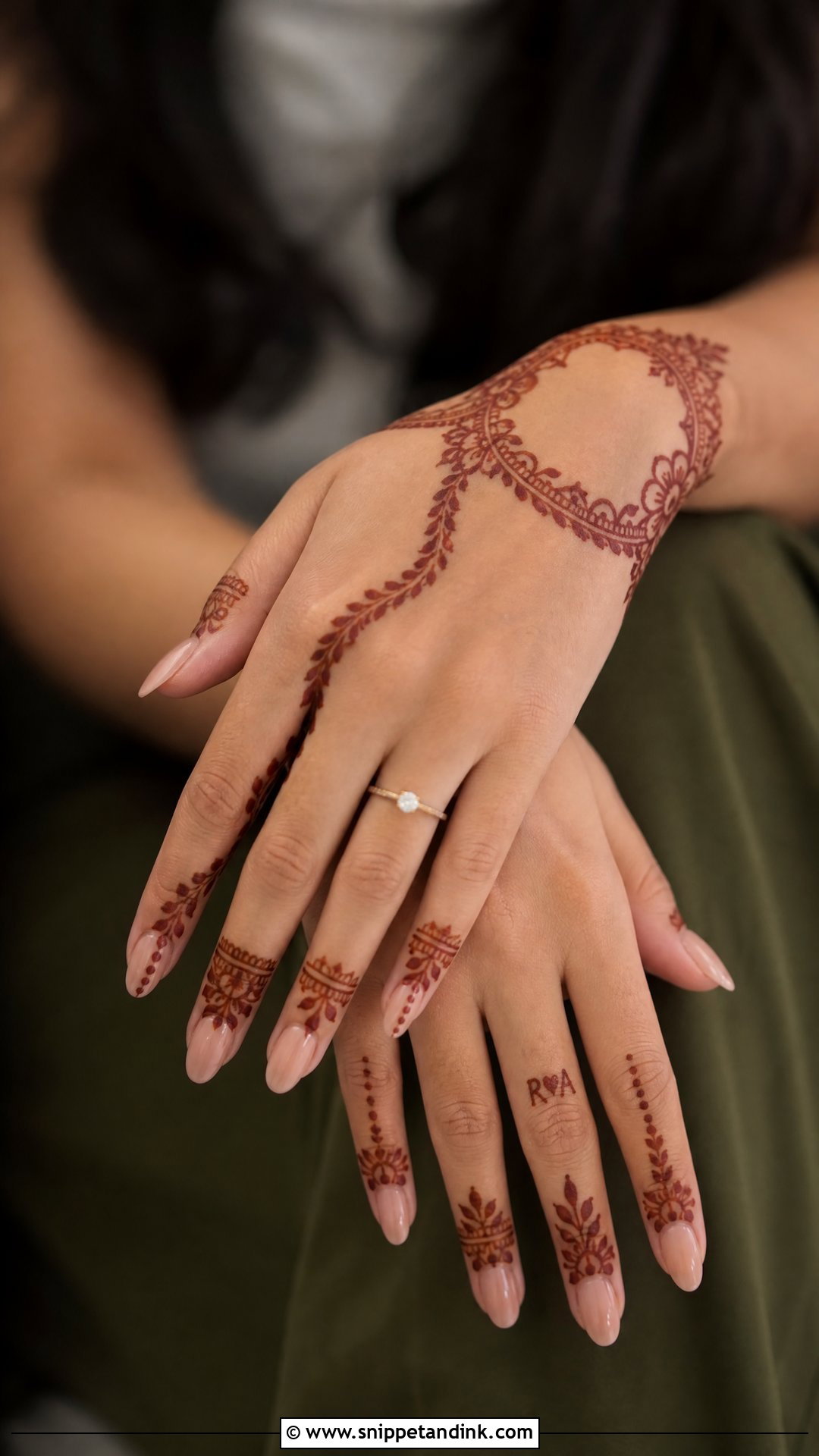 Ring Ceremony Mehndi Design - Snippet and Ink - 20 Unique Engagement Mehndi Designs for Bride