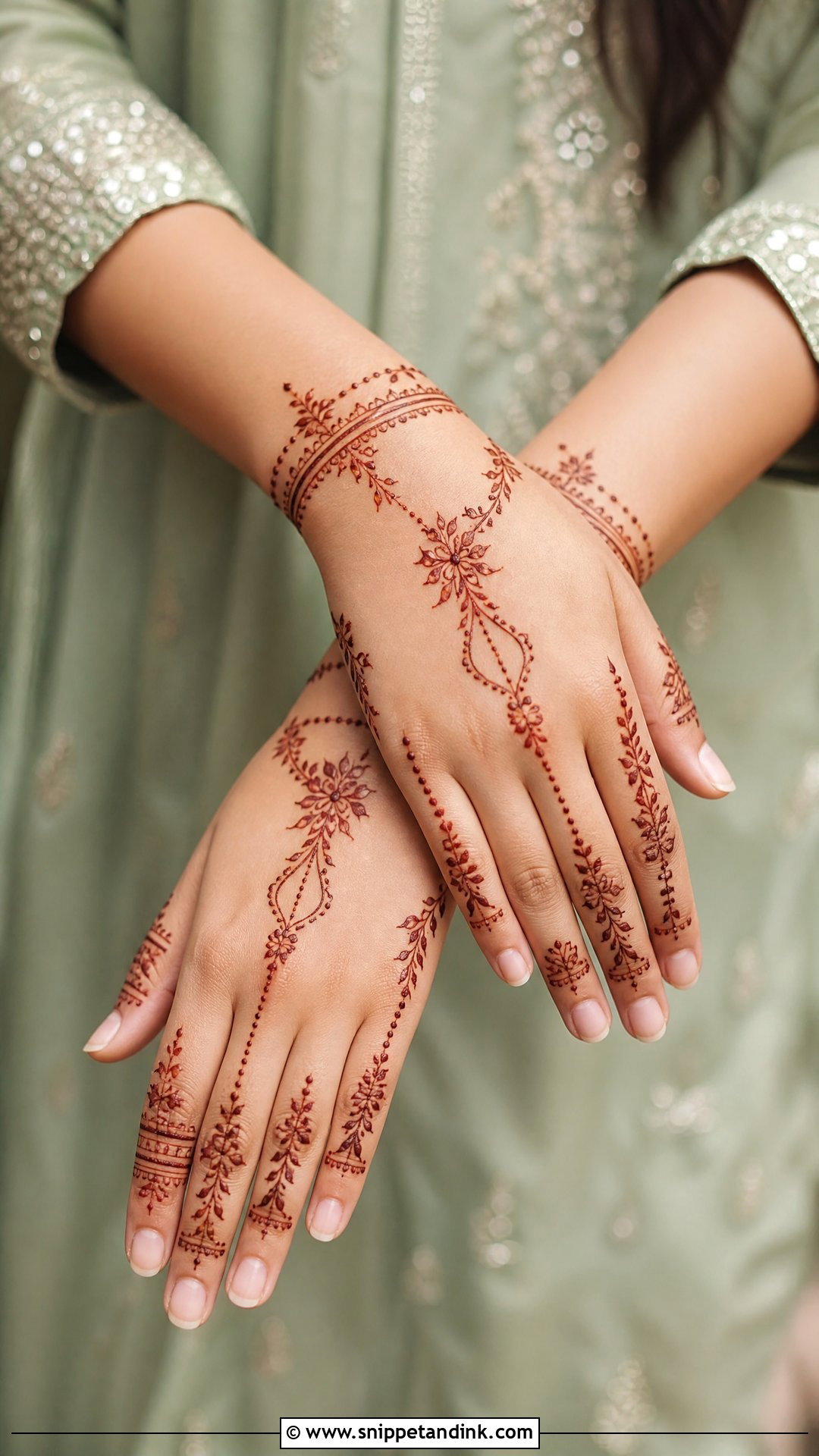 Ring Ceremony Mehndi Design - Snippet and Ink - 20 Bridal Mehndi Designs for Engagement
