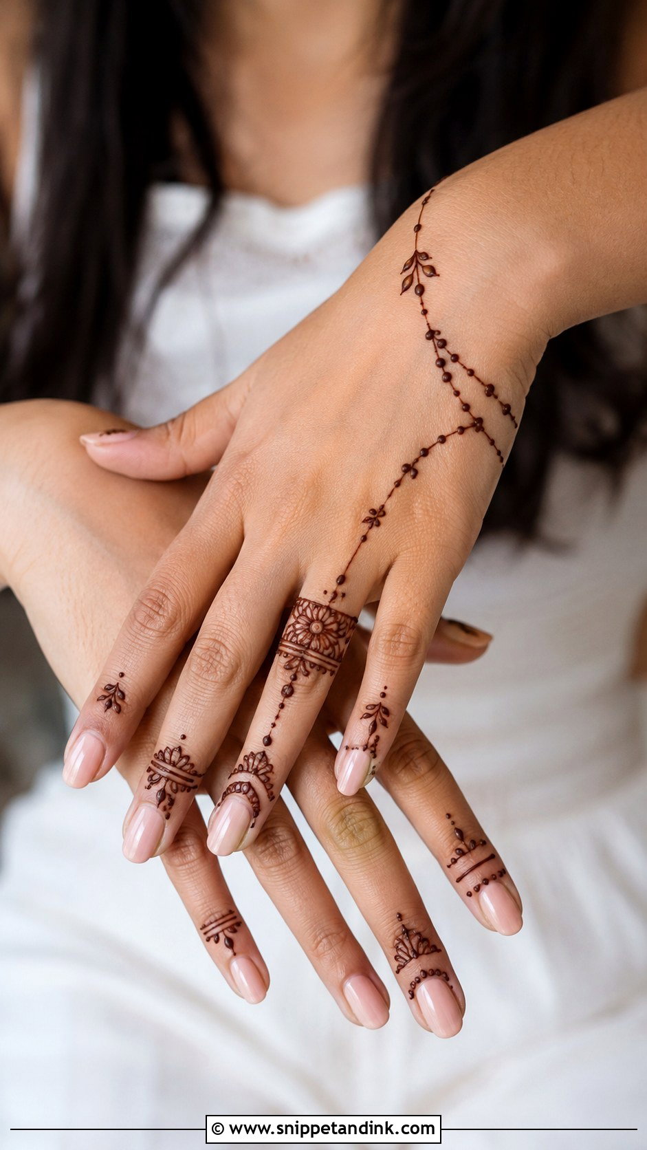 Ring Finger Mehndi Design - Snippet and Ink - 30 Mehndi Designs for Fingers