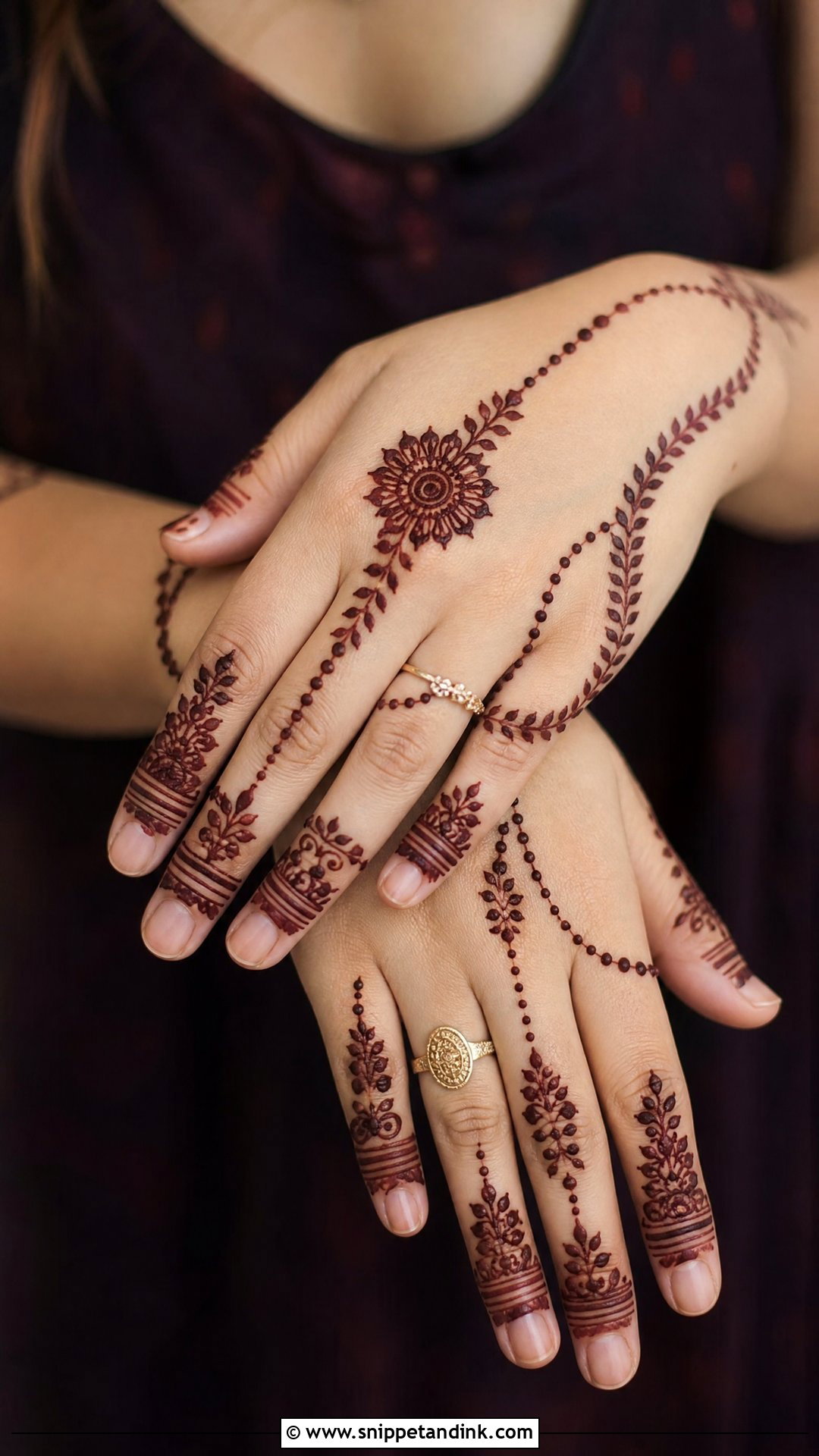 Ring Normal Mehndi Design - Snippet and Ink - 30 Normal Mehndi Design Ideas