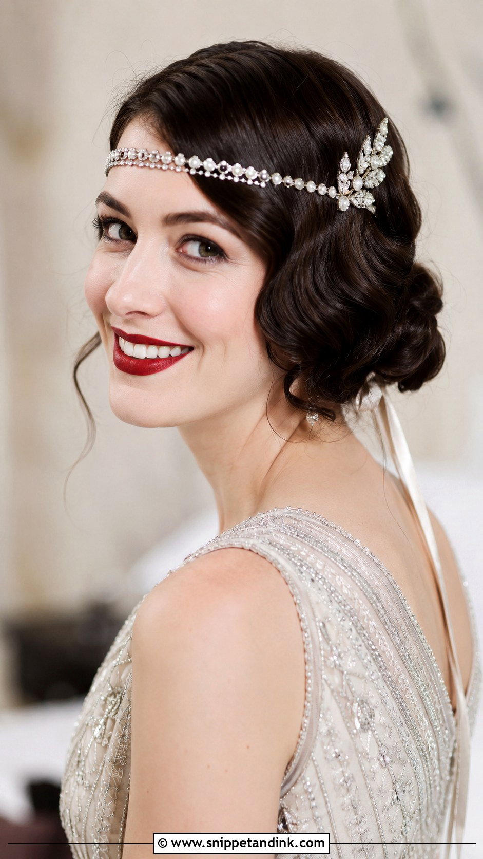 Roaring Twenties Faux Bob - Snippet and Ink - 25 Vintage Wedding Hair Ideas