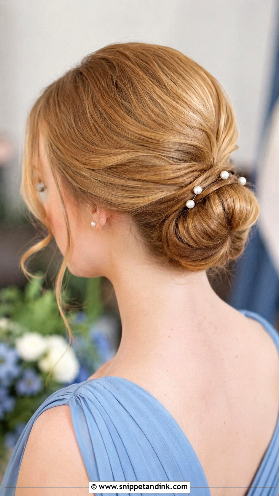 Rolled Bun Bridesmaid Updo - Snippet and Ink - 20 Simple Bridesmaid Hairstyles Updo