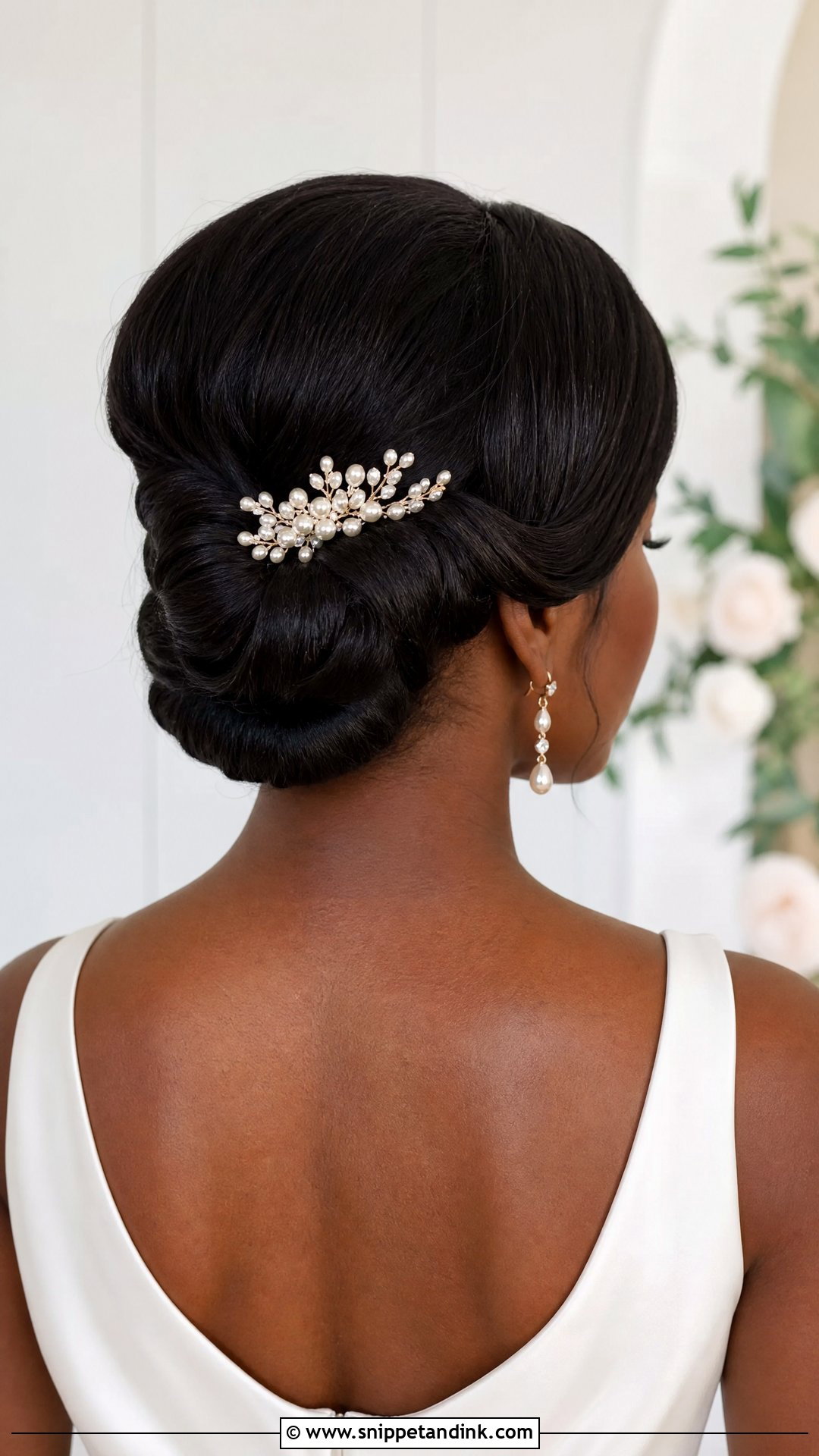 Rolled Tuck Wedding Updo - Snippet and Ink - 20 Wedding Updo Hairstyles Black Women