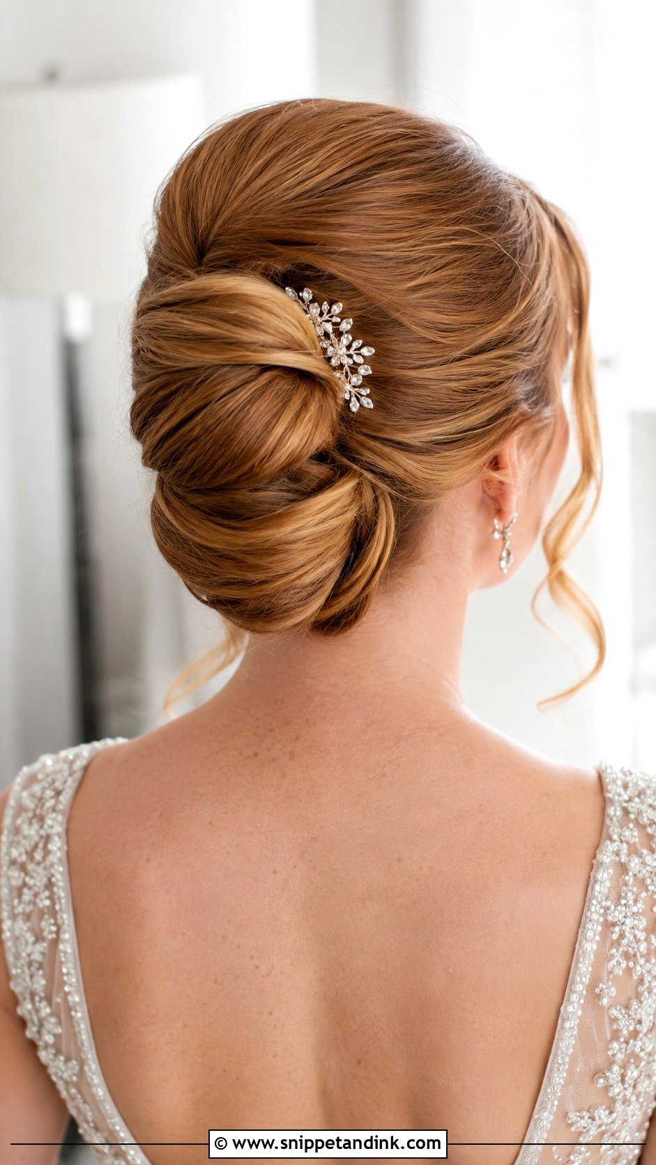 Rolled Updo - Snippet and Ink - 25 Wedding Hair Up Do Ideas