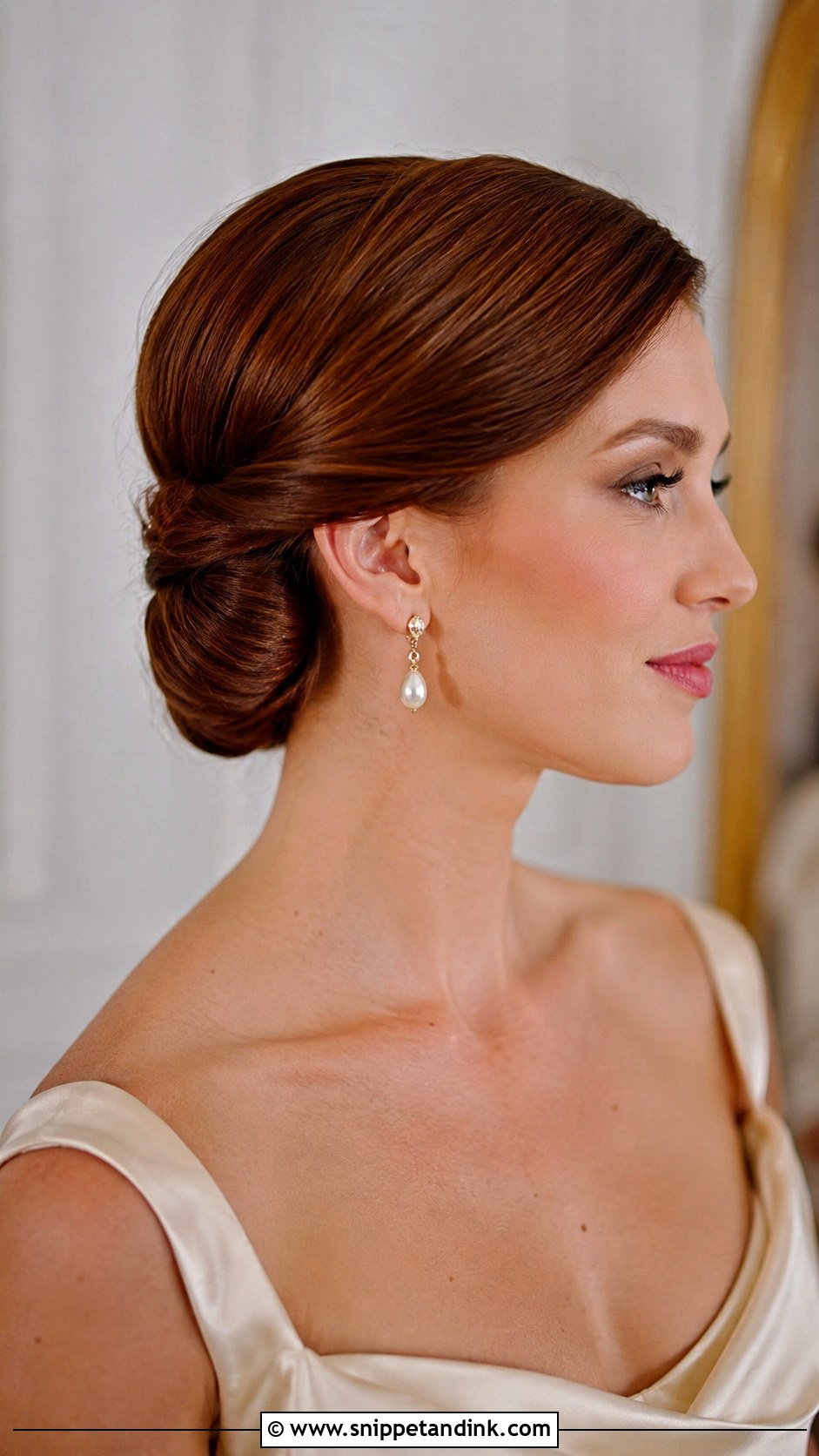 Rolled Updo Bridesmaid Hair - Snippet and Ink - 35 Bridesmaid Updo Hairstyles
