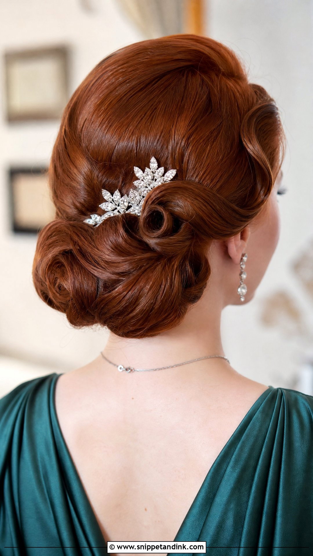 Rolled Updo for Long Hair - Snippet and Ink - 20 Wedding Guest Updos for Long Hair