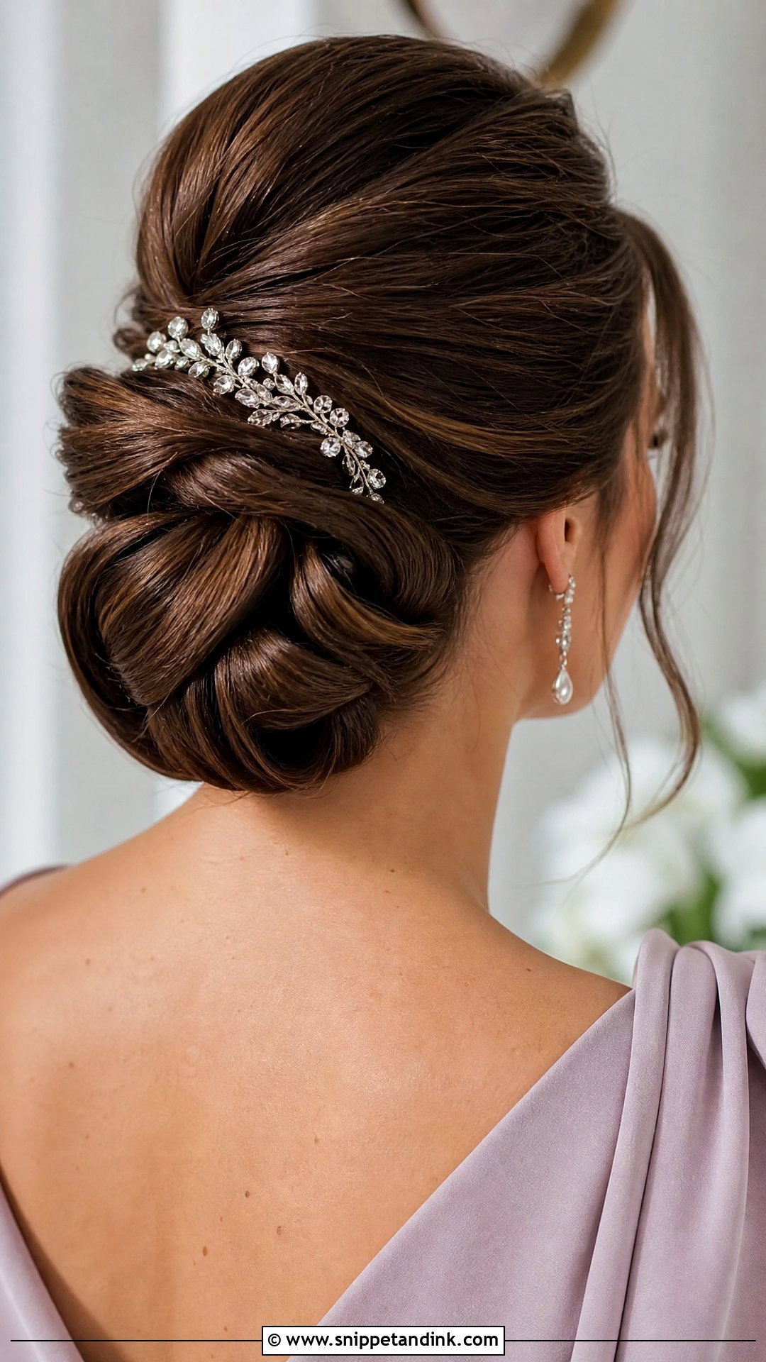 Rolled Updo for Wedding Guest - Snippet and Ink - 20 Updo Hair Styles for Wedding Guest