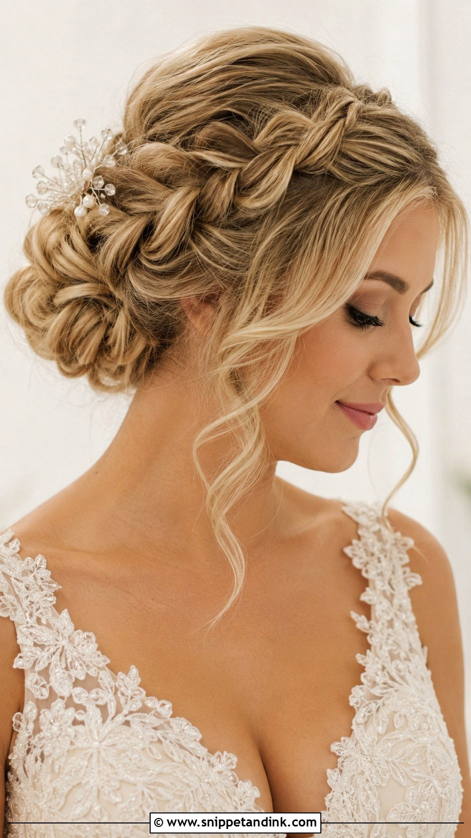 Romantic Braided Updo - Snippet and Ink - 20 Mother of the Bride Long Hairstyles