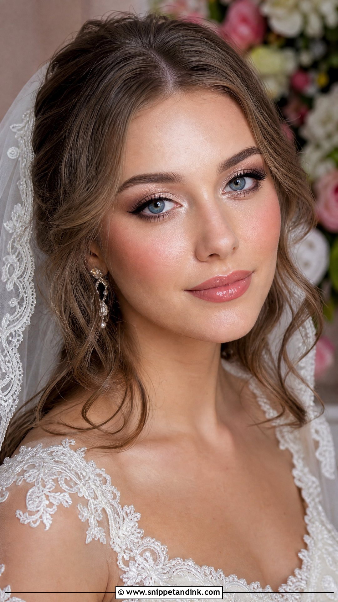 Romantic Bridal Makeup For Blue Eyes - Snippet and Ink - 30 Bridal Makeup for Blue Eyes