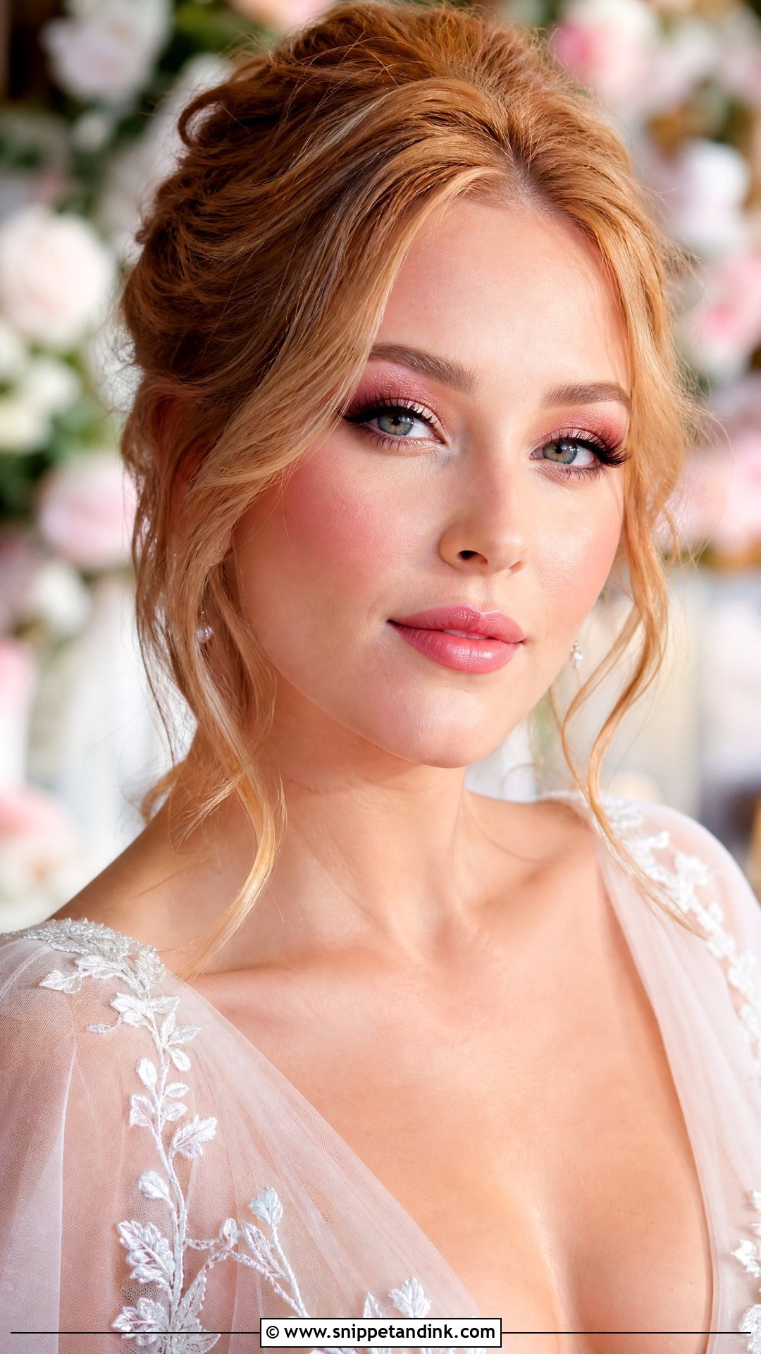 Romantic Bridal Makeup Look - Snippet and Ink - 35 Bridal Makeup Looks