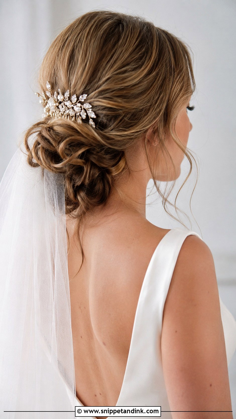 Romantic Chignon - Snippet and Ink - 20 Wedding Hair Ideas for Medium Length