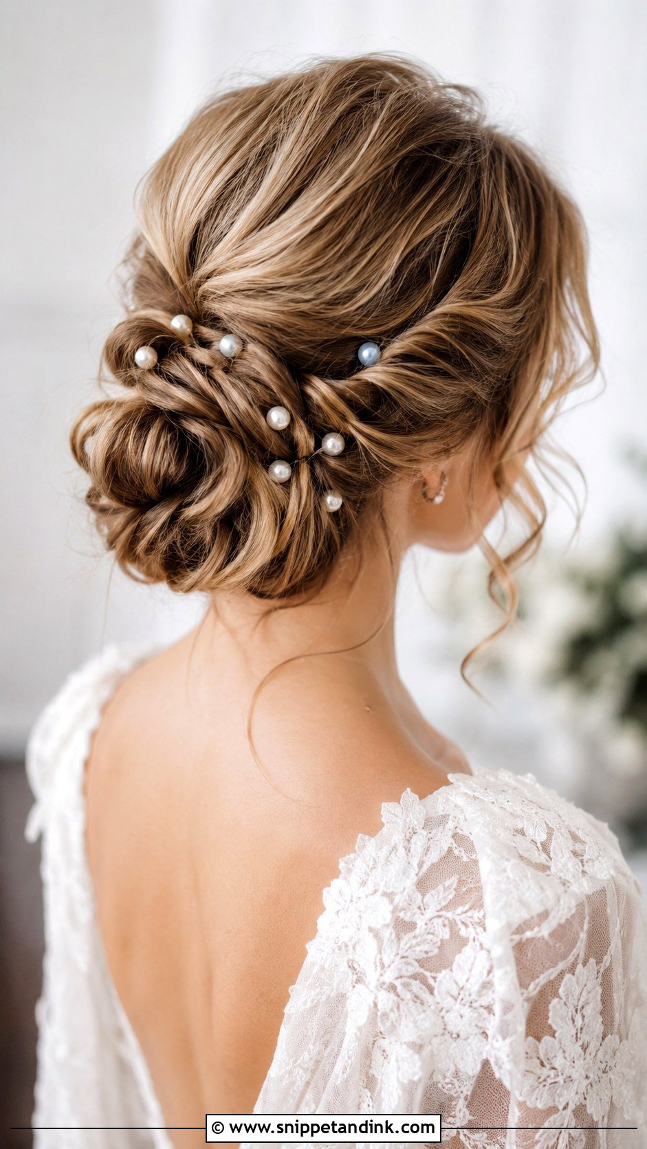 Romantic Chignon Wedding Updo - Snippet and Ink - 15 Updo Wedding Hair Bride Ideas