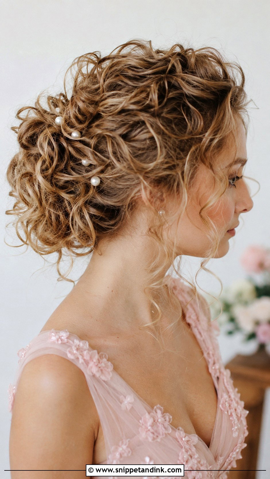 Romantic Curly Updo - Snippet and Ink - 25 Mother of the Bride Hair Updo Ideas