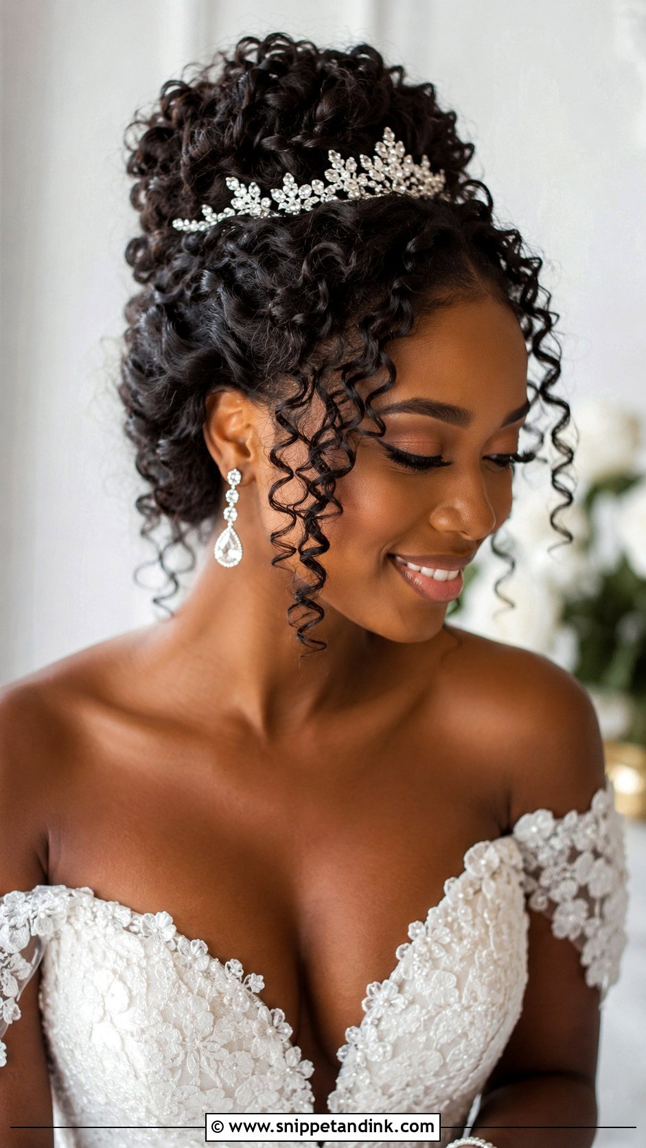 Romantic Curly Updo Bob - Snippet and Ink - 20 Bob Hairstyles for Wedding