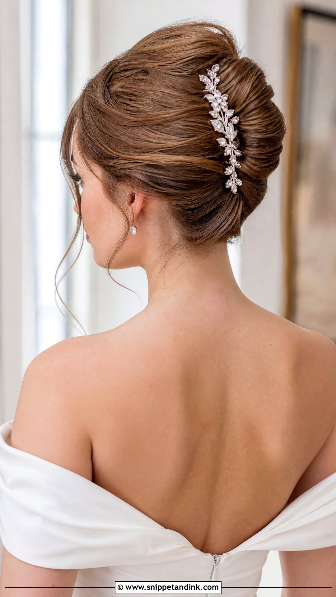 Romantic French Twist Updo - Snippet and Ink - 20 Trendy Wedding Hairstyles