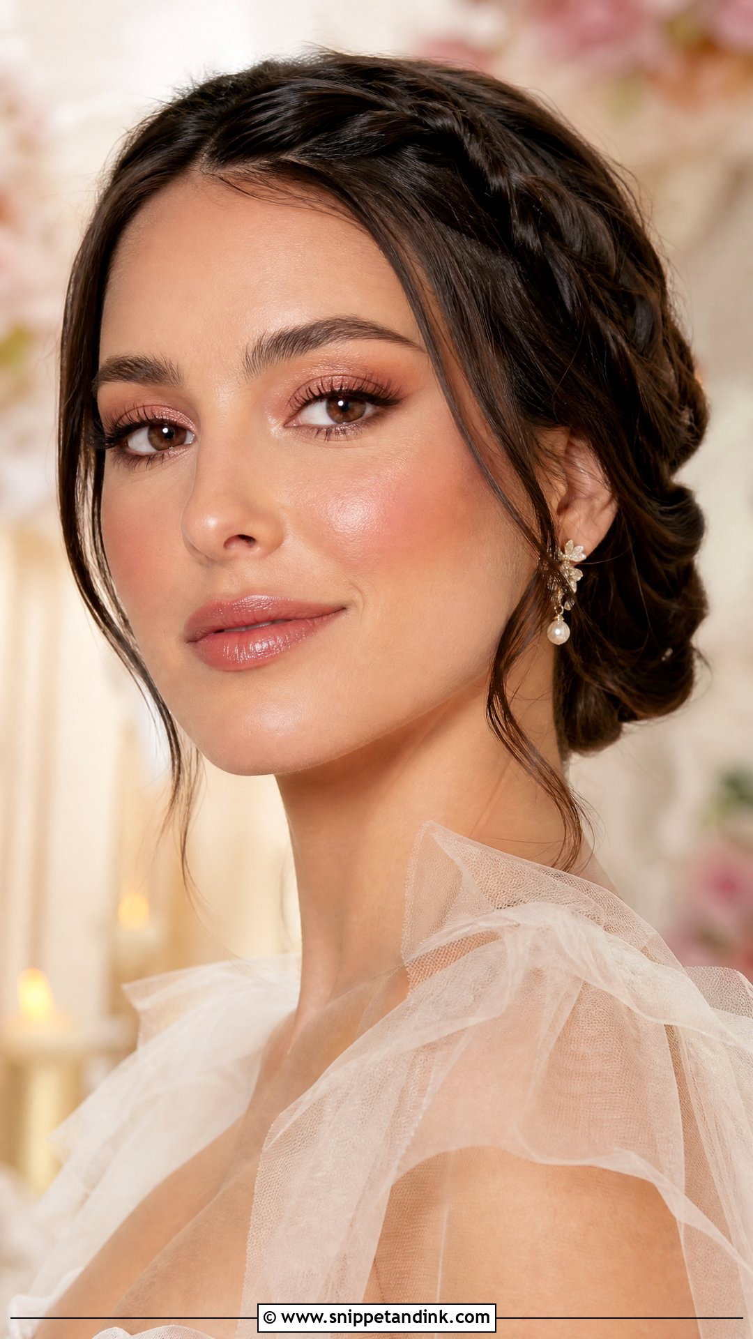 Romantic Glam Bride Makeup - Snippet and Ink - 35 Glam Bride Makeup Ideas