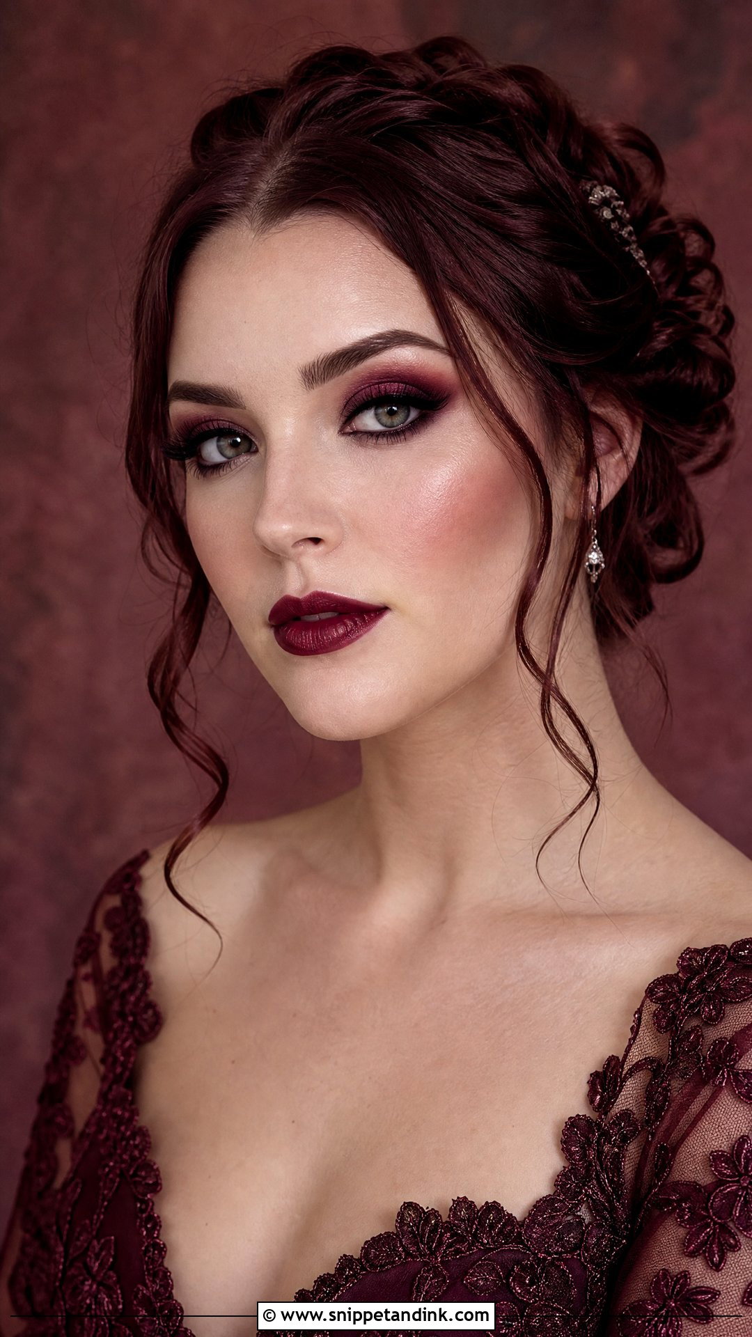 Romantic Goth Bridal Makeup - Snippet and Ink - 25 Goth Wedding Makeup Ideas