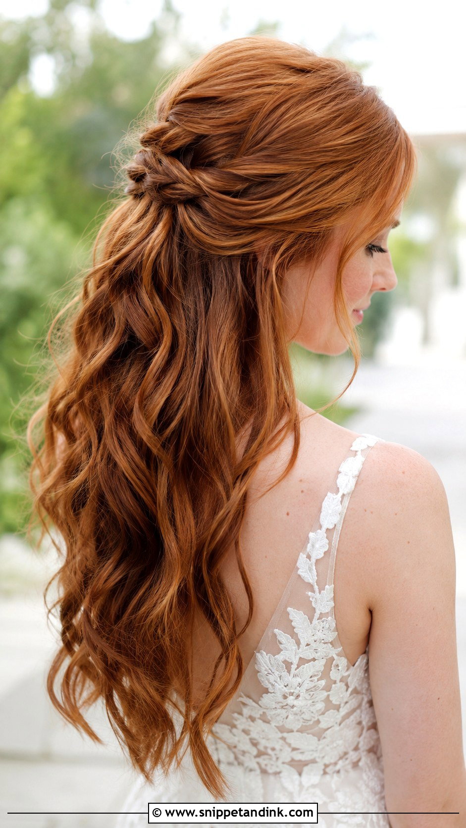 Romantic Half Up Half Down - Snippet and Ink - 20 Formal Wedding Guest Hairstyles