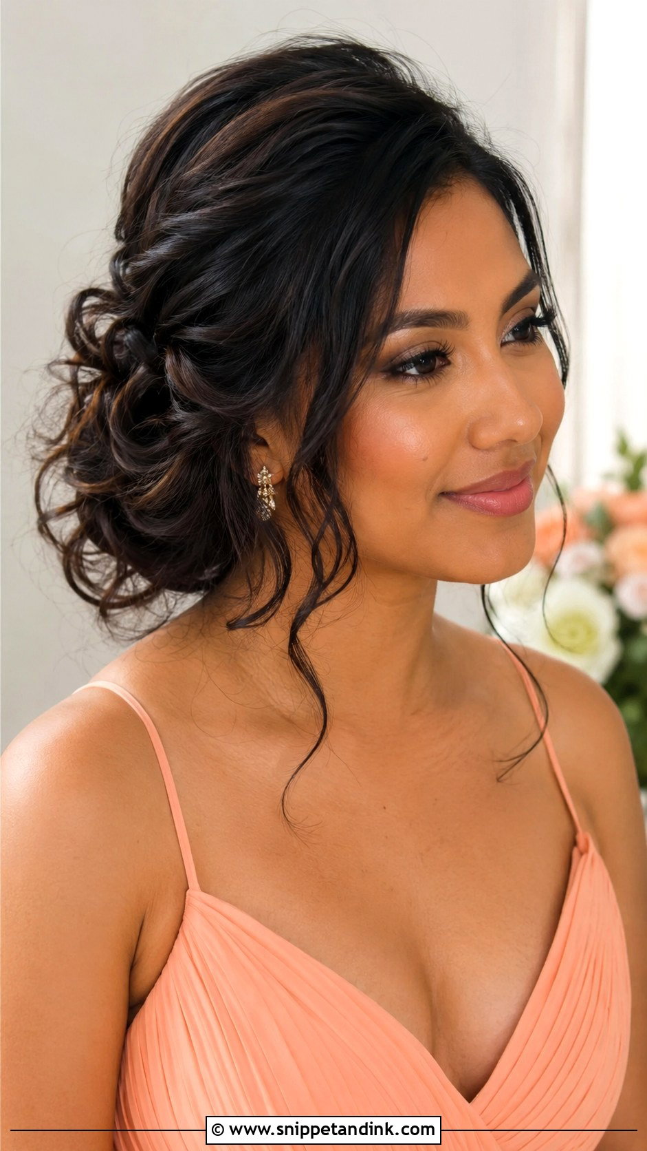 Romantic Loose Bridesmaid Updo - Snippet and Ink - 20 Bridesmaids Hair Updo Ideas