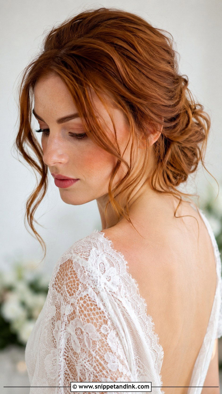 Romantic Loose Chignon - Snippet and Ink - 30 Hairstyles for Engagement