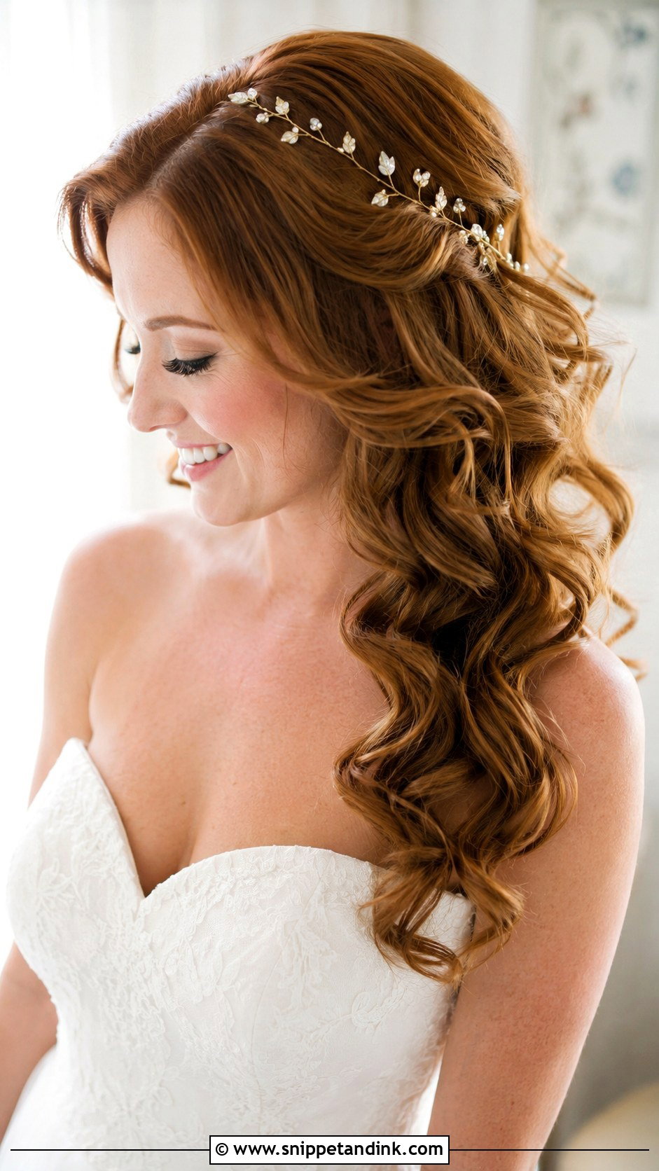 Romantic Loose Curls - Snippet and Ink - 25 Hair Styles for Wedding Bride