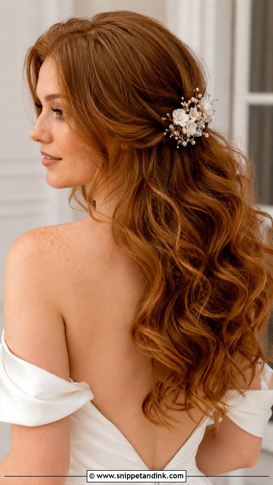 Romantic Loose Curls - Snippet and Ink - 25 Long Hair Wedding Hairstyles