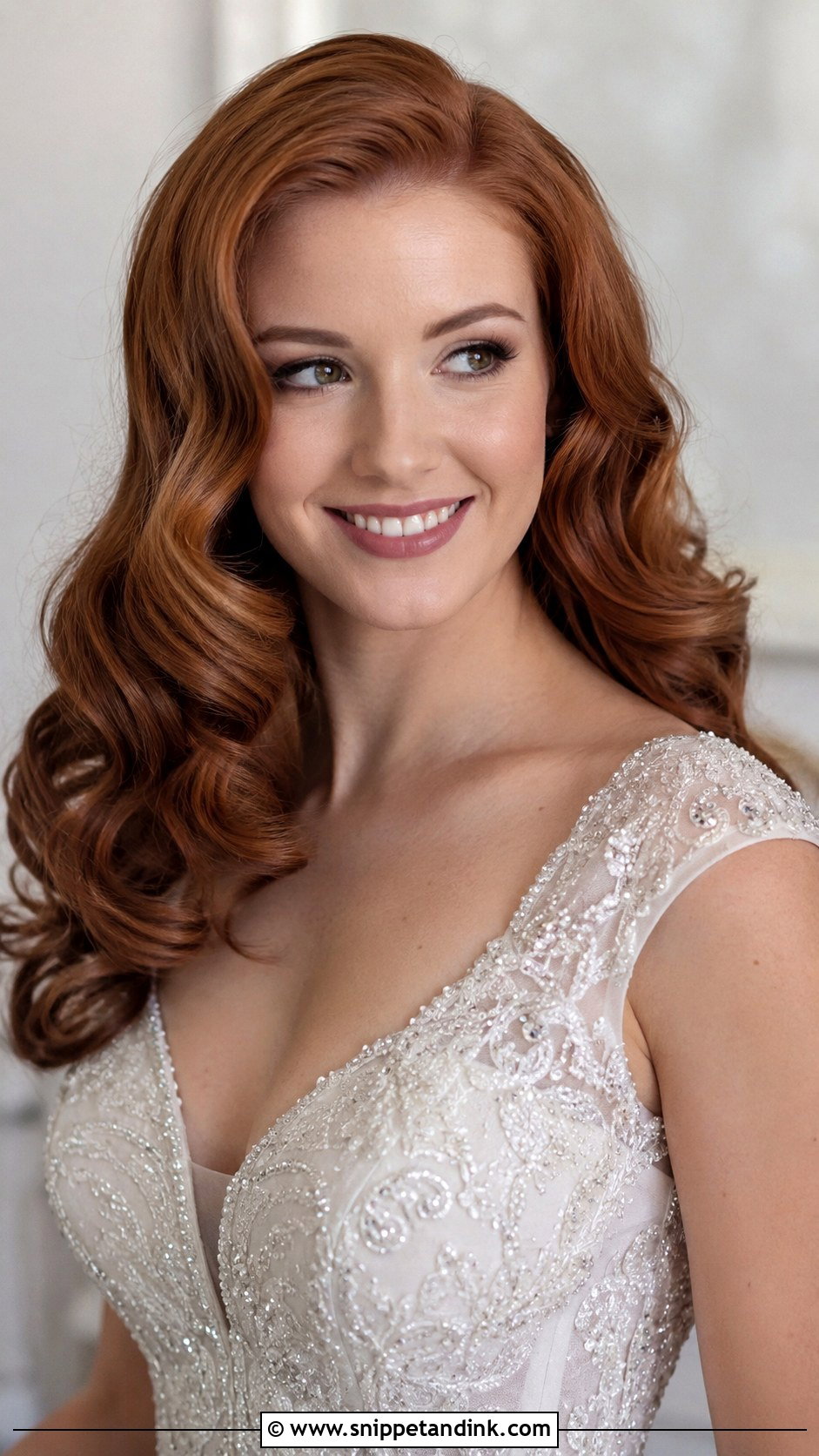 Romantic Loose Curls - Snippet and Ink - 25 Wedding Guest Hair Inspo Ideas