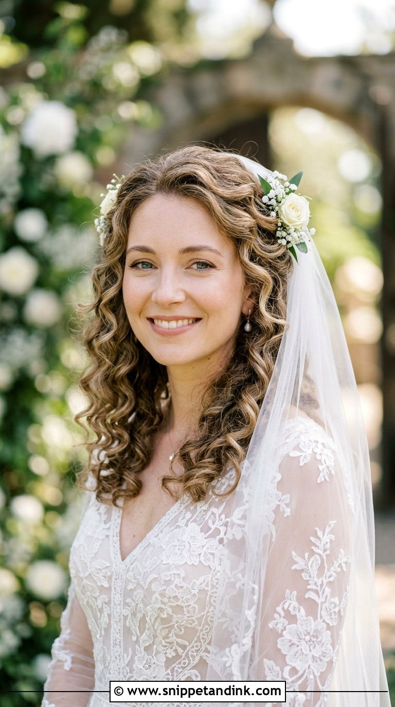Romantic Loose Curls Bridal Wig - Snippet and Ink - 20 Bridal Wig Hairstyles
