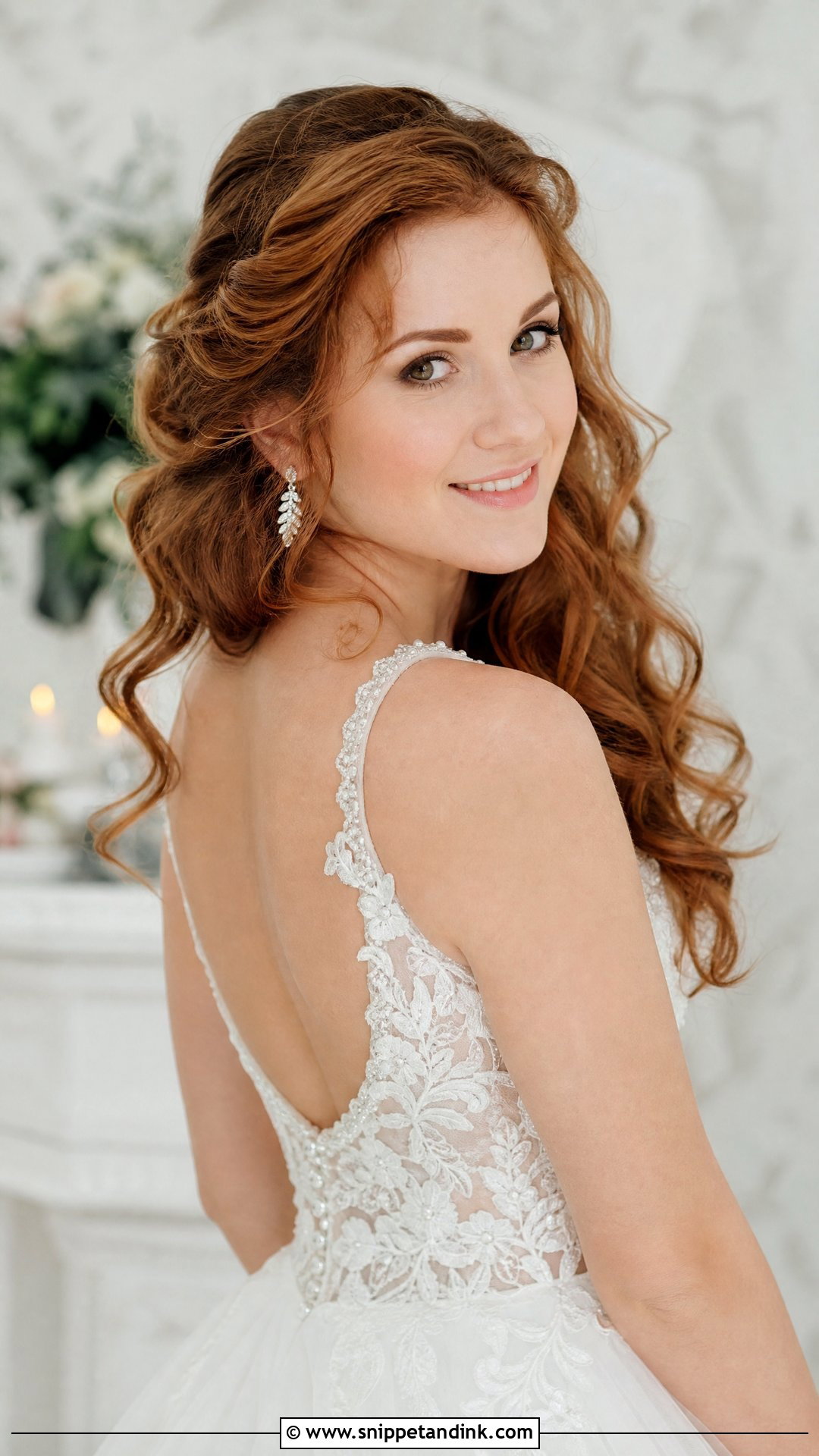 Romantic Loose Curls for Wedding - Snippet and Ink - 20 Hair Down Styles for Wedding