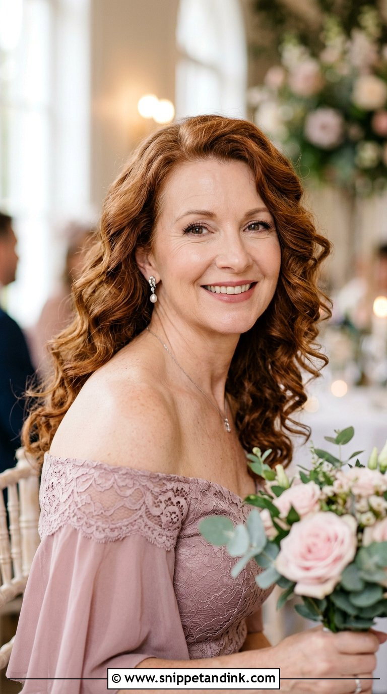 Romantic Loose Curls - Snippet and Ink - 20 Bride Mom Hairstyle Ideas