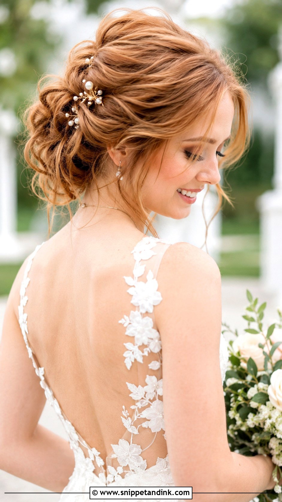 Romantic Loose Updo - Snippet and Ink - 30 Simple Wedding Hair Ideas