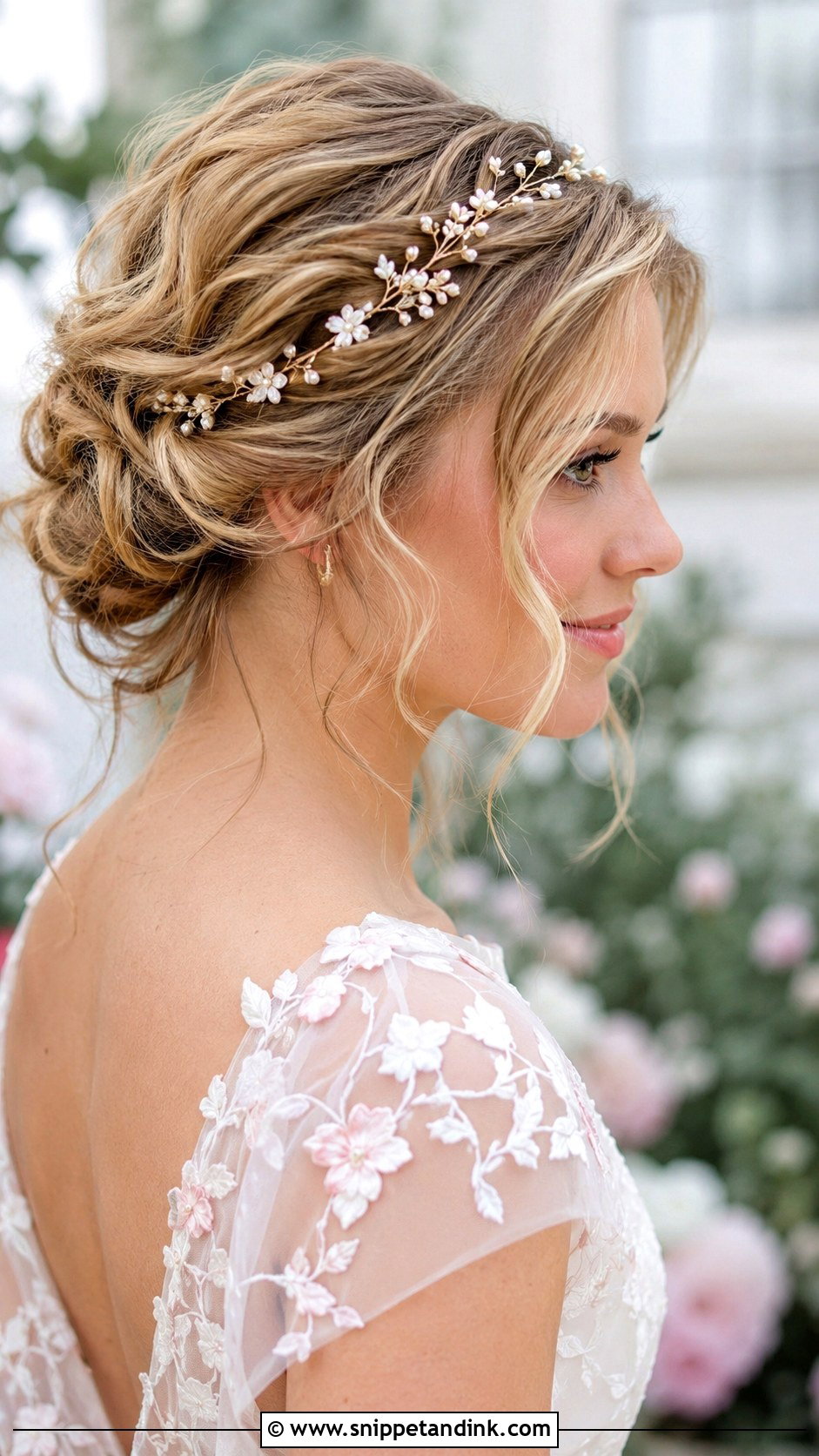 Romantic Loose Updo - Snippet and Ink - 25 Classy Wedding Hair Ideas