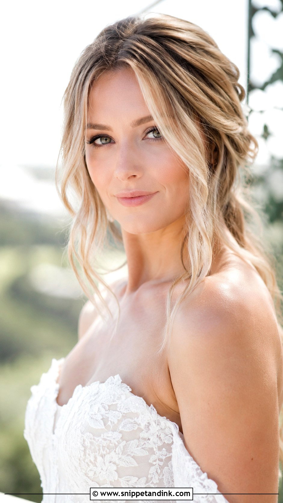 Romantic Loose Waves for Wedding - Snippet and Ink - 20 Long Hairstyle for Wedding Ideas